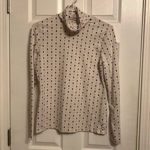 Lands End Christmas long sleeve turtle neck t-shirt medium